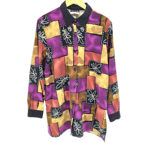 CALICHE 総柄L/S シャツ メンズ