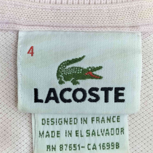 ラコステ LACOSTE 半袖 鹿の子ポロシャツ メンズ 4