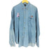 花柄BDデニムL/Sシャツ メンズ JPN:XL