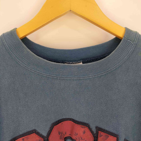 チャンピオン Champion 90s USA製 刺繍タグ REVERSE WEAVE リバースウィーブ カレッジロゴパッチ クルーネックスウェット メンズ import:L