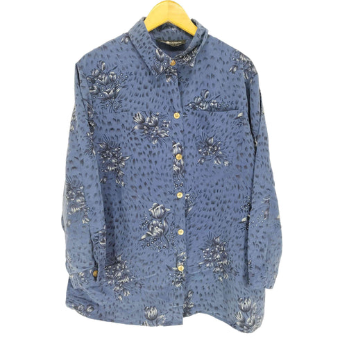サグハーバー SAG HARBOR 花柄 L/Sシャツ レディース