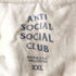 アンチソーシャルソーシャルクラブ ANTI SOCIAL SOCIAL CLUB MADE IN USA バックロゴプリントS/S TEE メンズ JPN:XXL