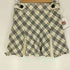 バーバリーブルーレーベル BURBERRY BLUE LABEL ノバチェック サイド ボタン フリンジ フレア ミニ スカート レディース EUR:36