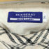 バーバリーブルーレーベル BURBERRY BLUE LABEL ノバチェック サイド ボタン フリンジ フレア ミニ スカート レディース EUR:36