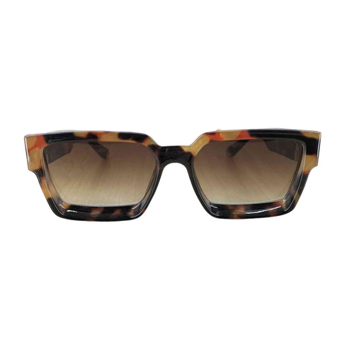 GRUNGE GLASSES べっ甲柄 ウェリントンサングラス メンズ 56□16-140
