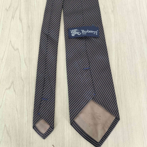 バーバリーズ BURBERRYS ロゴ刺繍ストライプネクタイ メンズ