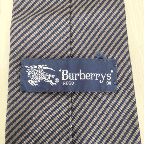 バーバリーズ BURBERRYS ロゴ刺繍ストライプネクタイ メンズ