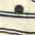 バーバリーブルーレーベル BURBERRY BLUE LABEL ヘンリーボタン フレンチスリーブ ボーダー ワンピース レディース 36