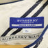 バーバリーブルーレーベル BURBERRY BLUE LABEL ヘンリーボタン フレンチスリーブ ボーダー ワンピース レディース 36