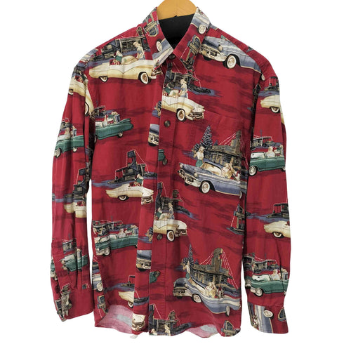 red head 総柄 L/S BDシャツ メンズ JPN:S