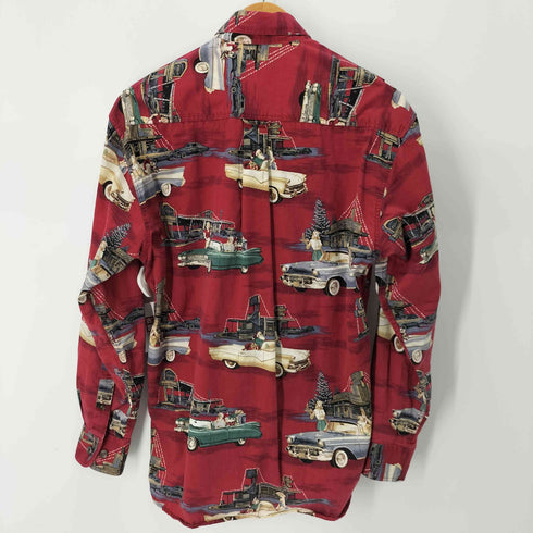 red head 総柄 L/S BDシャツ メンズ JPN:S