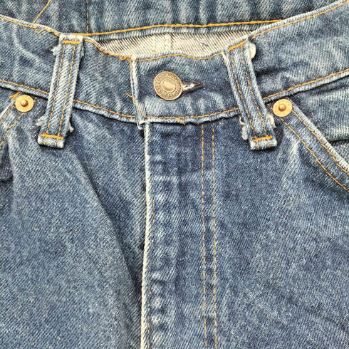 リーバイス Levis 80S USA製 紙タグ ジップフライデニムパンツ 42TALONジップ ボタン裏515刻印 オレンジタブ メンズ W33 L33