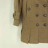 バーバリーブルーレーベル BURBERRY BLUE LABEL 裏地ノバチェック タック スカート ダブルボタン ウール ナイロン ショールカラー ステンカラー コート レディース 36