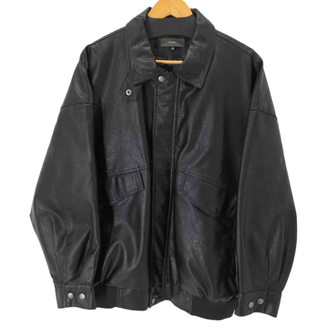 クレイル CLEL Vintage Design Blouson/ヴィンテージデザイン合皮ブルゾン メンズ JPN:M