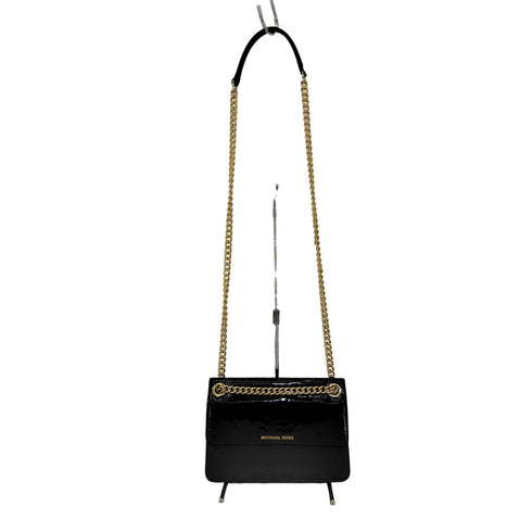 マイケルコース Michael Kors エナメルフラップ チェーンショルダーバッグ レディース