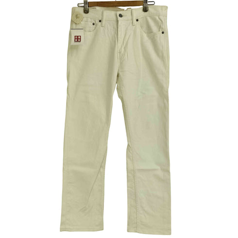 リーバイス Levis 513 ジップフライ ホワイト ストレート デニムパンツ メンズ W31L32