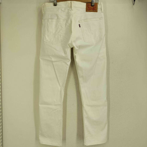 リーバイス Levis 513 ジップフライ ホワイト ストレート デニムパンツ メンズ W31L32