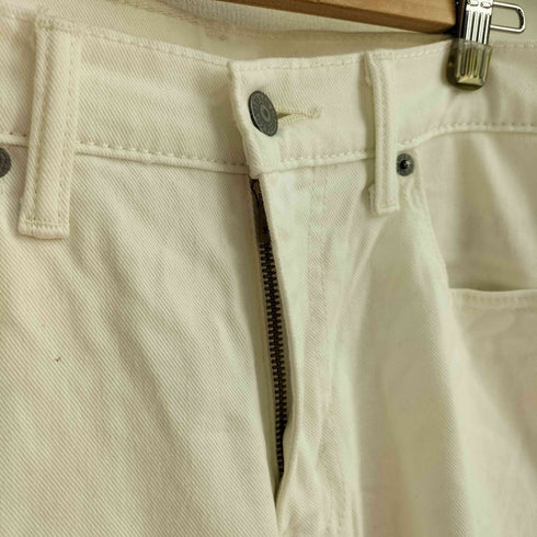 リーバイス Levis 513 ジップフライ ホワイト ストレート デニムパンツ メンズ W31L32