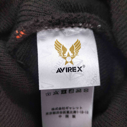 アヴィレックス AVIREX BONBON LOGO KNIT WATCH CAP ボンボンロゴニット帽 メンズ