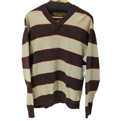 アヴィレックス AVIREX V-NECK BORDER KNIT Vネックボーダーニット メンズ
