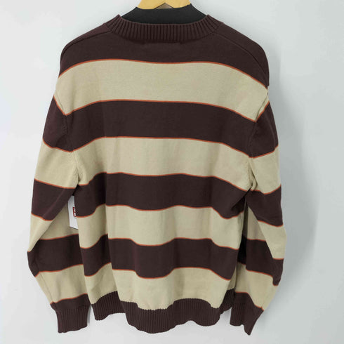 アヴィレックス AVIREX V-NECK BORDER KNIT Vネックボーダーニット メンズ