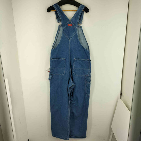ディッキーズ Dickies STONEWASHED INDIGO BIB OVERALL メンズ 34X32