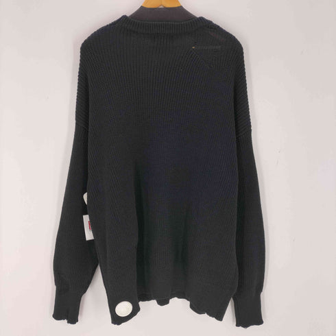 rosen kreuz metal logo knit メンズ