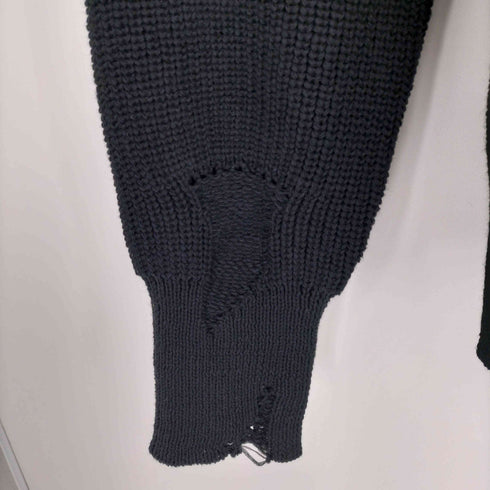 rosen kreuz metal logo knit メンズ