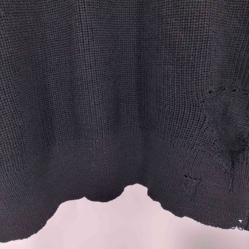 rosen kreuz metal logo knit メンズ