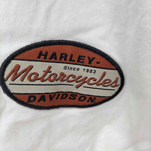 ハーレーダビッドソン HARLEY-DAVIDSON ロゴ刺繍 L/Sシャツ レディース
