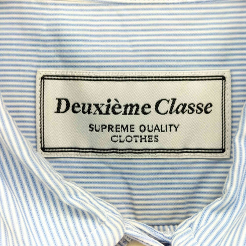 ドゥーズィエムクラス DEUXIEME CLASSE ワイヤーカラー ストライプ L/S シャツ レディース