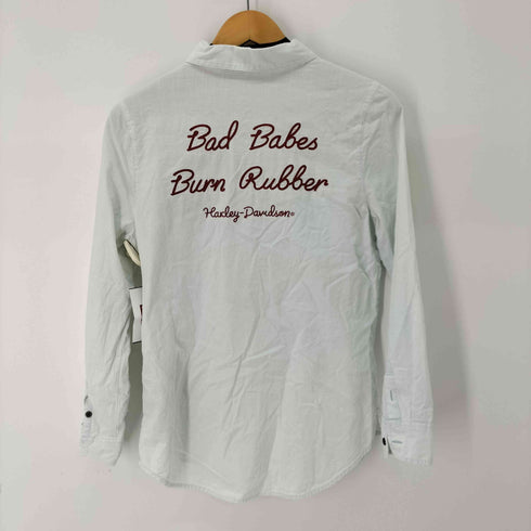 ハーレーダビッドソン HARLEY-DAVIDSON Burn Rubber Chambray Shirt レディース import:S