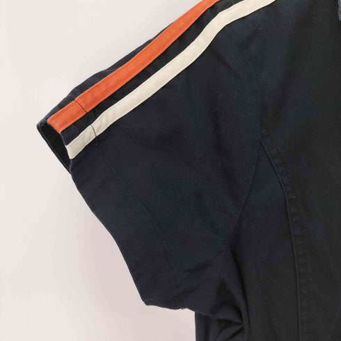 ハーレーダビッドソン HARLEY-DAVIDSON ジッパーショートスリーブシャツ レディース import:M