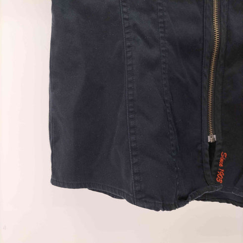 ハーレーダビッドソン HARLEY-DAVIDSON ジッパーショートスリーブシャツ レディース import:M