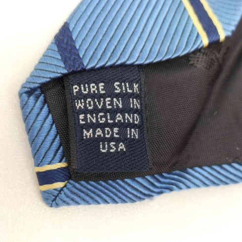 ブルックスブラザーズ BROOKS BROTHERS pure silk ストライプ シルク ネクタイ メンズ