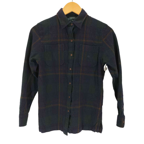 ローレンラルフローレン LAUREN RALPH LAUREN チェック柄 ネルシャツ レディース JPN:S