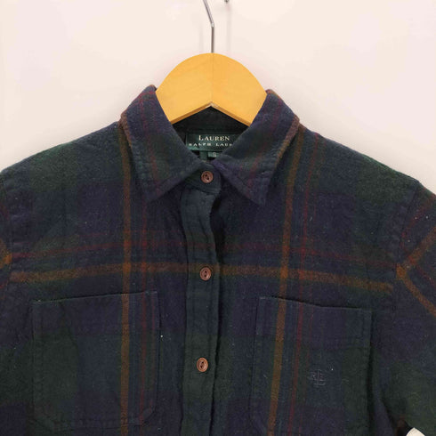 ローレンラルフローレン LAUREN RALPH LAUREN チェック柄 ネルシャツ レディース JPN:S