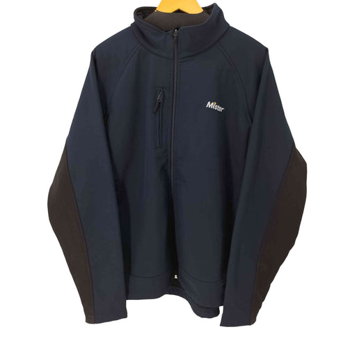 STORMTECH 00s 裏地フリース バイカラージップアップジャケット 企業ロゴ メンズ JPN:XL