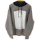 クルニ CULLNI BARCODE Print & CULLNI Embroidery Switching Hoodie メンズ JPN:2