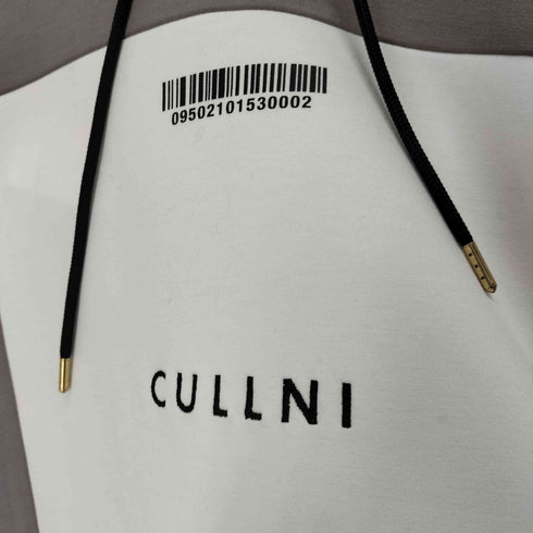 クルニ CULLNI BARCODE Print & CULLNI Embroidery Switching Hoodie メンズ JPN:2