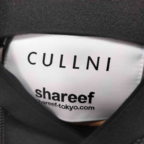 クルニ CULLNI BARCODE Print & CULLNI Embroidery Switching Hoodie メンズ JPN:2