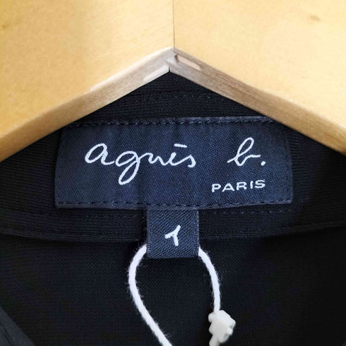 アニエスベー agnes b. レーヨンポリ とろみシャツ レディース 1