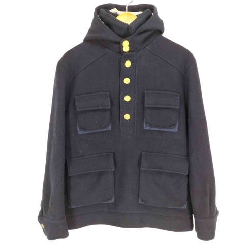 ブラックフリースバイブルックスブラザーズ BLACK FLEECE BY BROOKS BROTHERS ウールメルトン アノラックパーカー メンズ