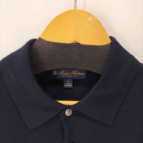 ブルックスブラザーズ BROOKS BROTHERS ロングスリーブニット ポロシャツ メンズ import:M