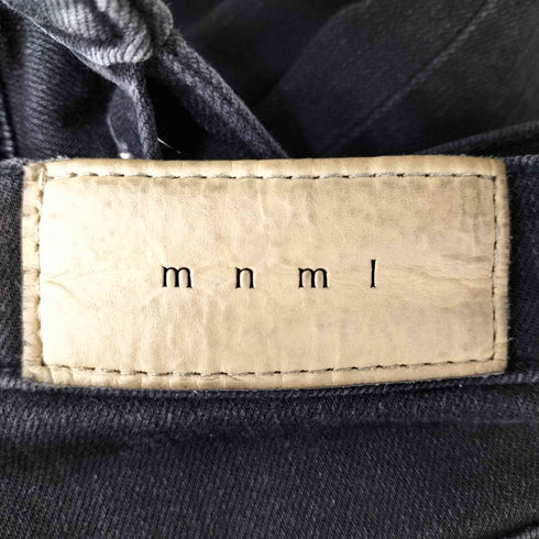 ミニマル mnml ダメージスキニーデニムパンツ メンズ