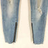 ダンケシェーン Danke Schon 21SS 裾ジップ ダメージ加工 スキニー デニムパンツ メンズ JPN:L