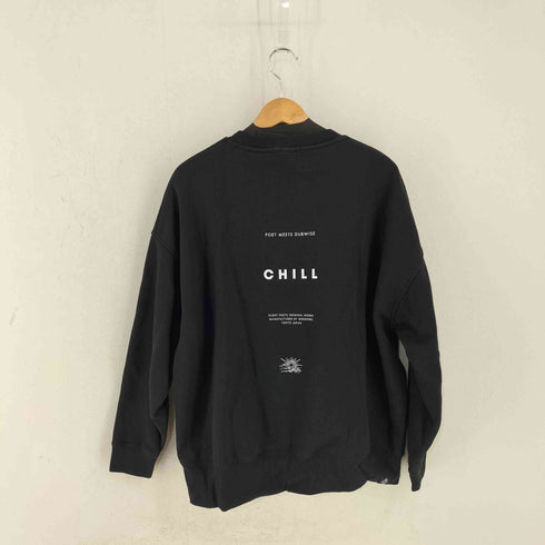 ポエトミーツダブワイズ POET MEETS DUBWISE CHILL Oversied Sweat チルオーバーサイズスウェット メンズ JPN:L