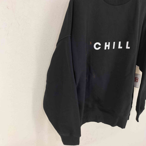 ポエトミーツダブワイズ POET MEETS DUBWISE CHILL Oversied Sweat チルオーバーサイズスウェット メンズ JPN:L