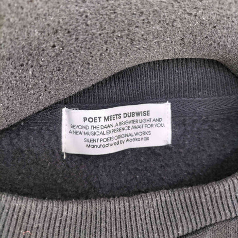 ポエトミーツダブワイズ POET MEETS DUBWISE CHILL Oversied Sweat チルオーバーサイズスウェット メンズ JPN:L