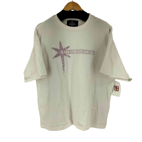 アンノウンロンドン UNKNOWN LONDON ラメロゴ S/S Tシャツ メンズ JPN:L